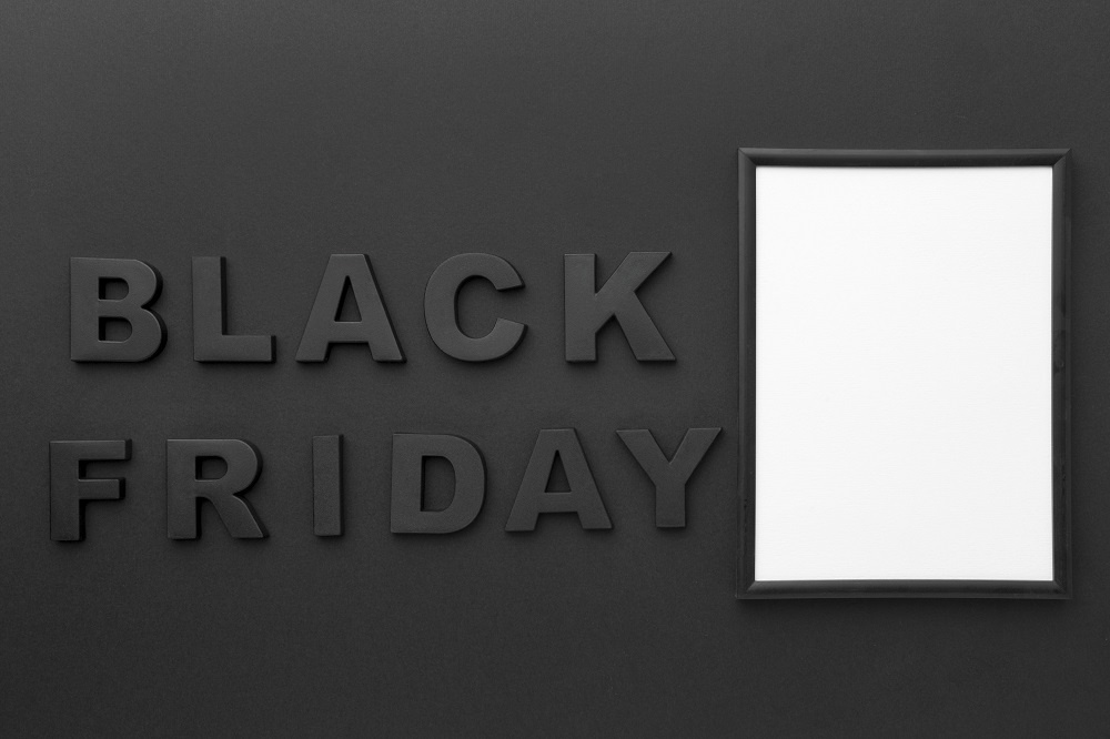 Черный цвет используется в рекламных материалах