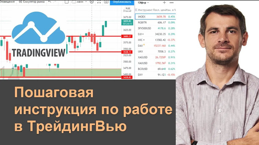 Пошаговая инструкция по работе в TradingView, формирование списков акций. Урок №4 Вводного модуля