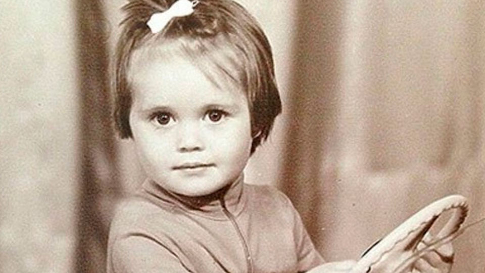 Юлия Михалкова в детстве