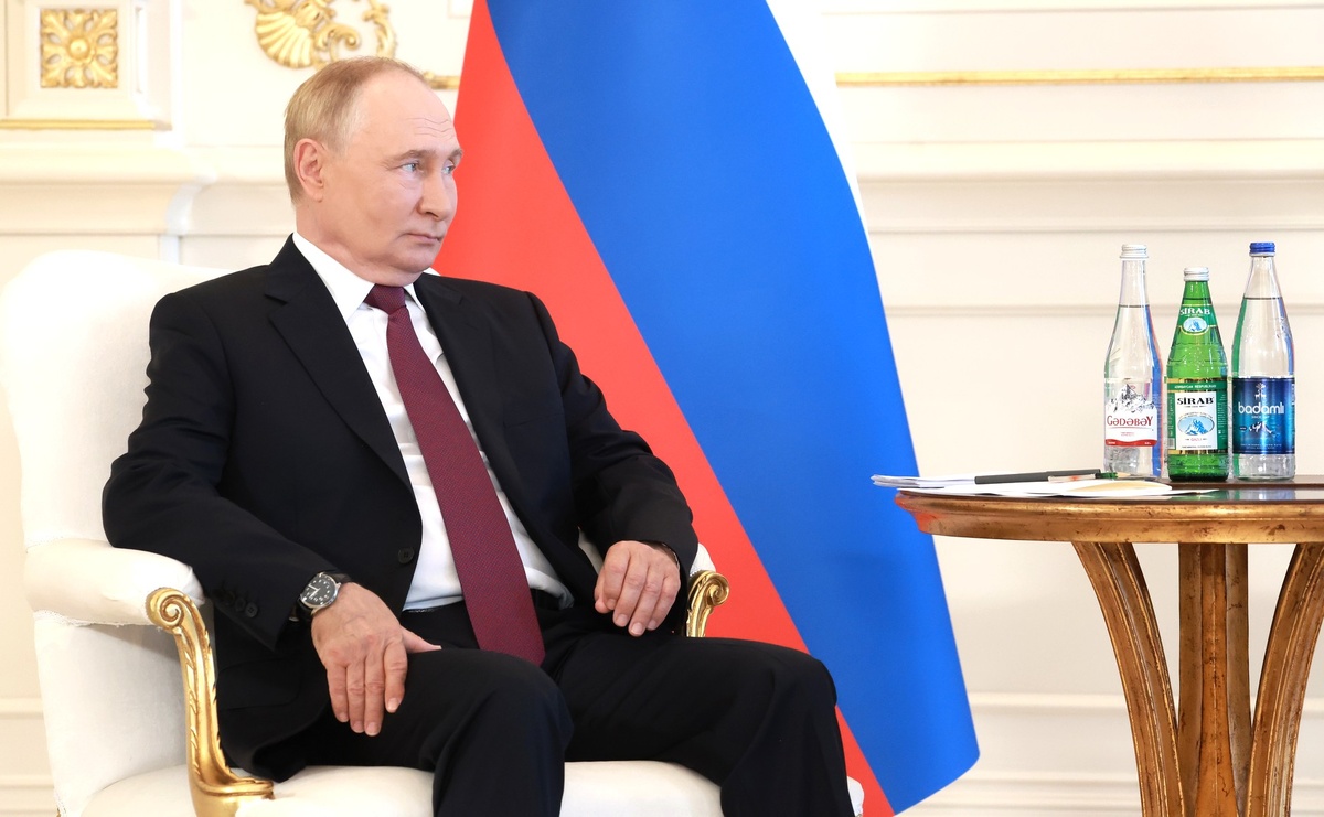 Одновременно с Владимиром Путиным в Баку находился основатель Telegram Павел Дуров. Фото: сайт президента РФ