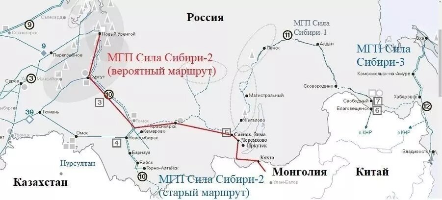 Проектов много, все ведут в Китай. Фото: Журнал «Нефтегаз»