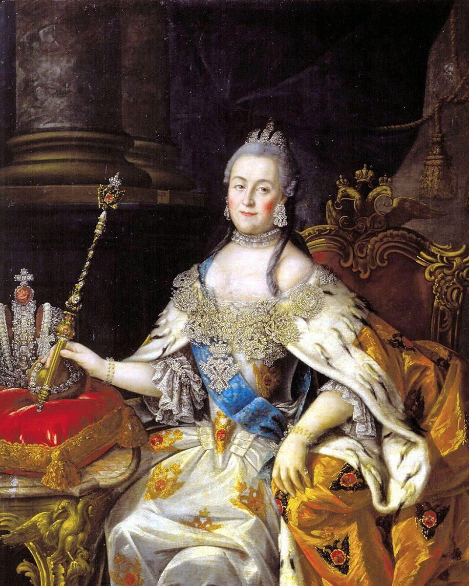 ЕКАТЕРИНА ВЕЛИКАЯ, ОКОЛО 1780 Г.