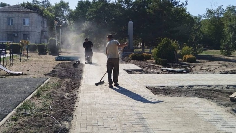    Благоустройство зоны отдыха Фото: Администрация Ипатовского округа