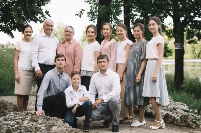    В семье девять детей. Фото: Из личного архивa
