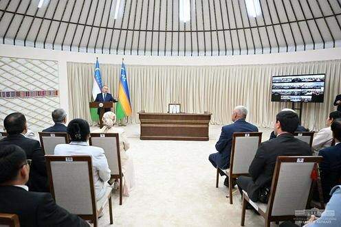 Фото пресс-службы президента Узбекистана
