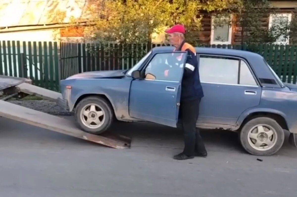    Кадр из полицейской съёмки с места аварии