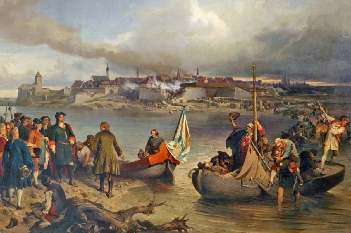    В августе 1704 года начался генеральный штурм крепости Нарвы.
