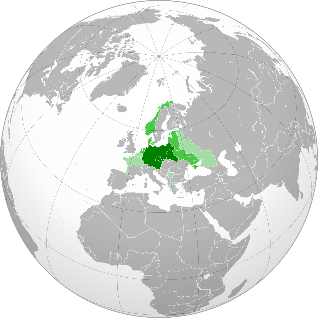 Владения Германии по состоянию на 1942 год