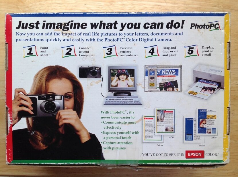 Epson PhotoPC из 1995 года. С сайта electricthrift.com
