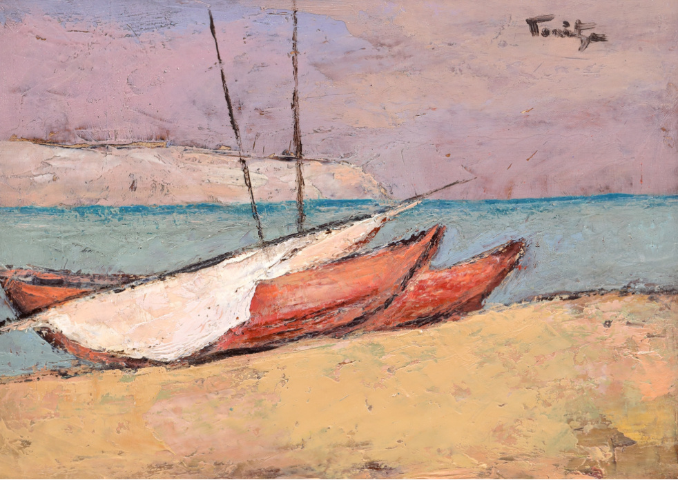 Лодки на берегу — 1925 — 1930 гг.