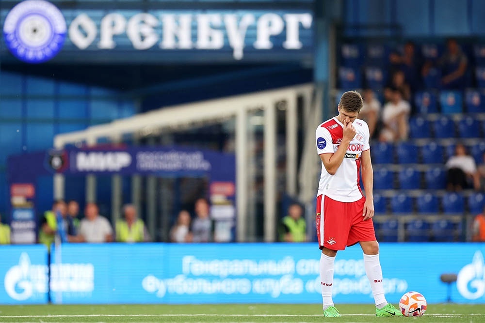    Александр Соболев вряд ли продолжит карьеру в "Спартаке". Его будущее пока туманно. / РИА Новости