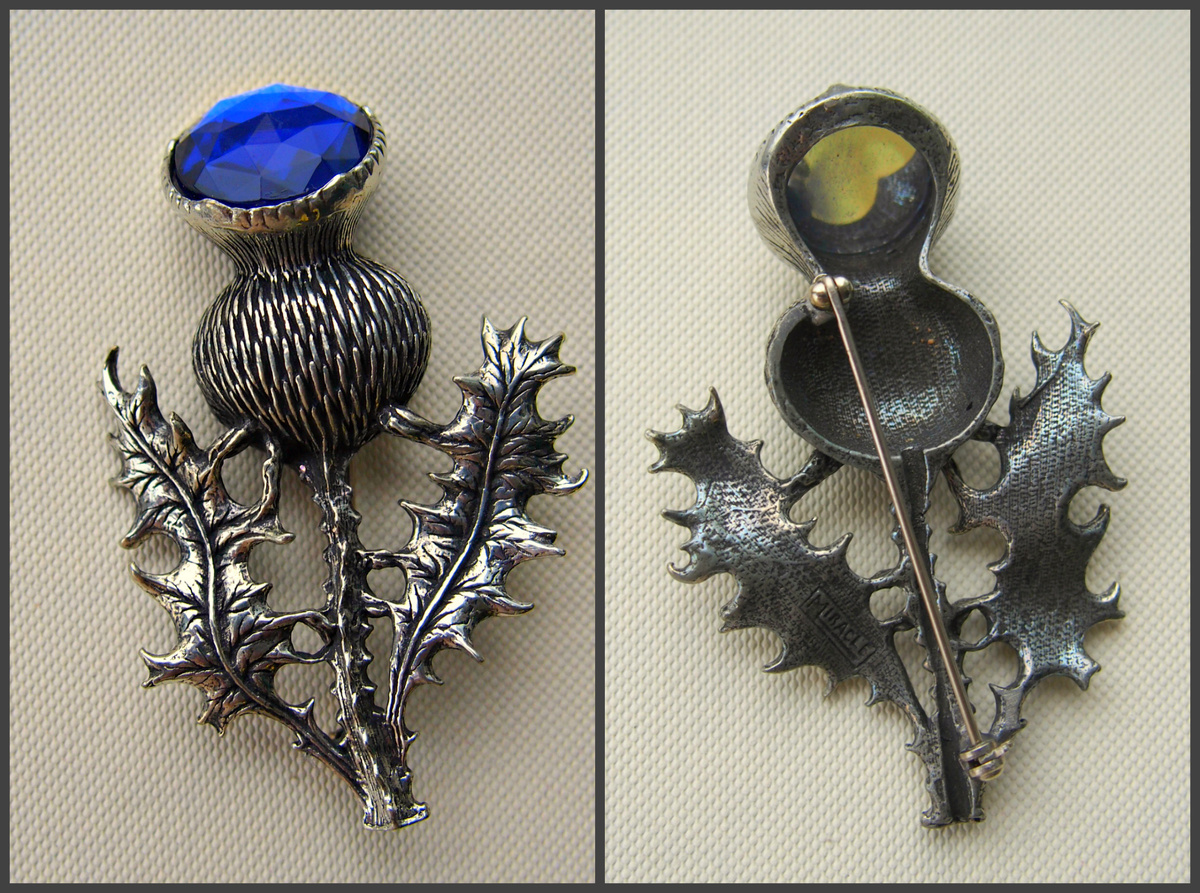 Фото автора. Брошь коллекции Чертополох от Miracle, Маркирована