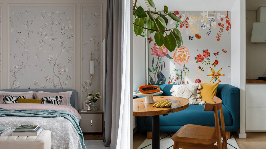 Слева проект Дениса и Олеси Тарасенко. Справа соцсети дизайнера annarimss.design