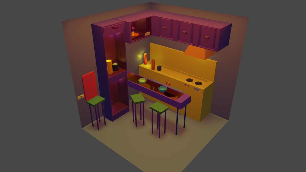 Сделала ее в блендере