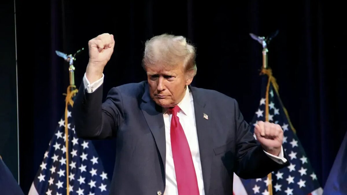    Бывший президент США Дональд Трамп.