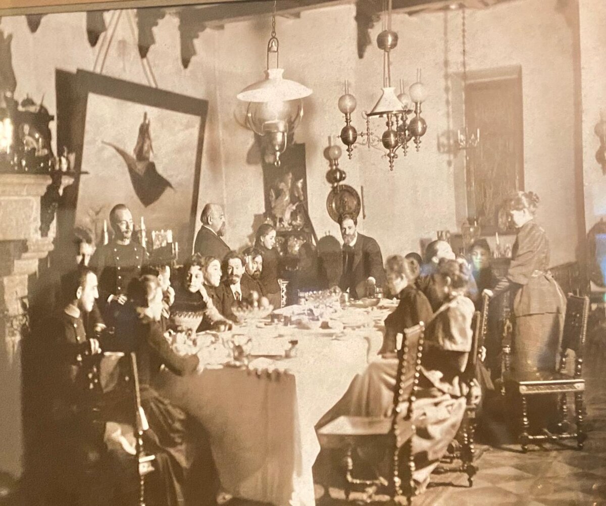 Савва Морозов в кругу художников