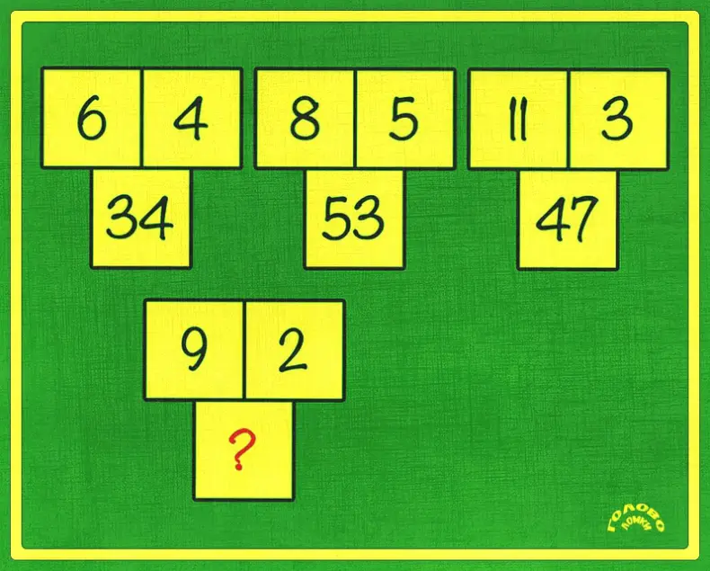 Математическая задача для разминки мозга