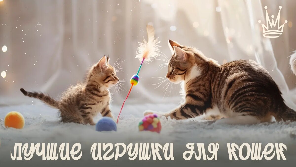 Лучшие игрушки для кошек
