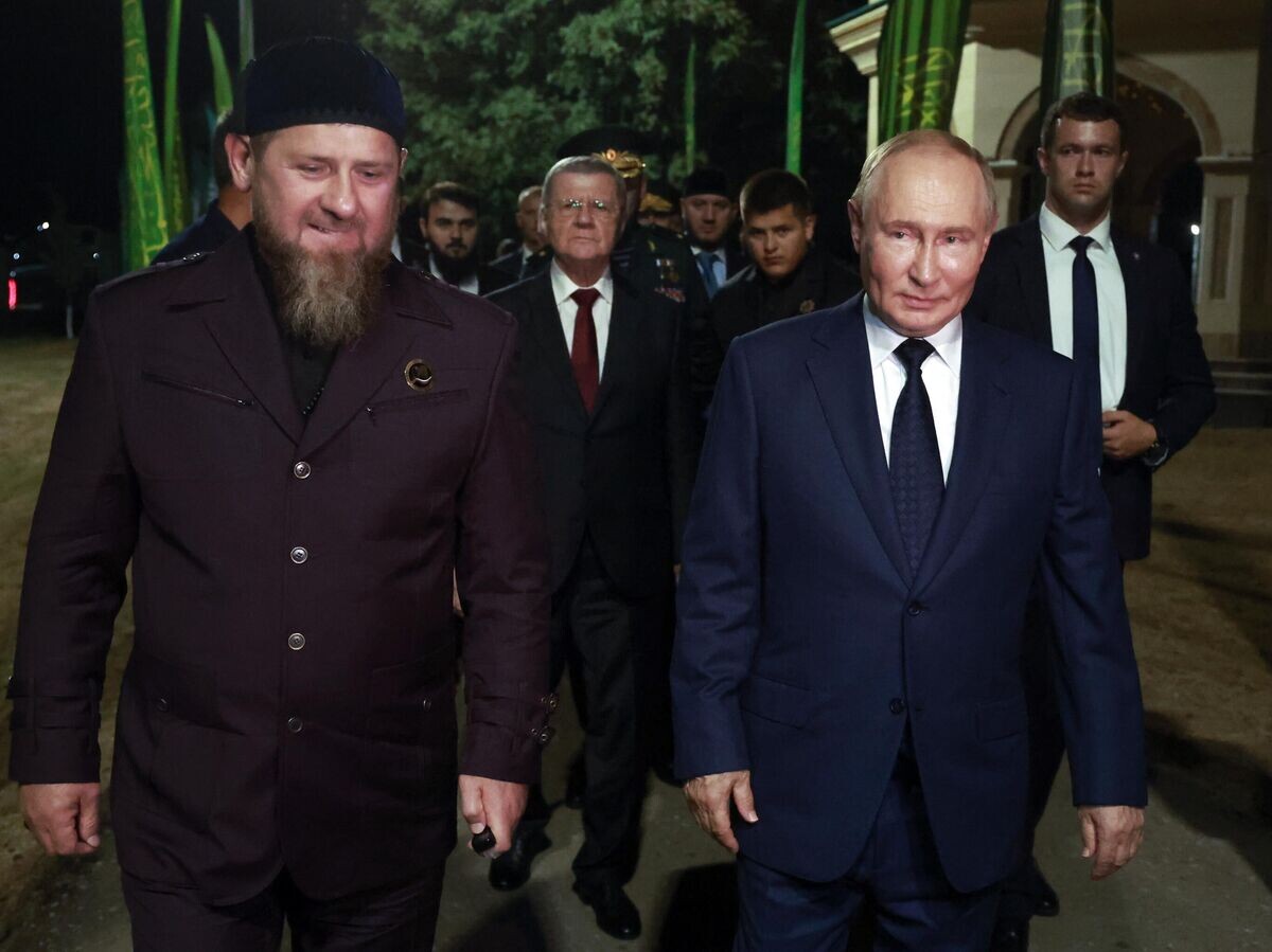    Рабочая поездка президента Владимира Путина в Чеченскую Республику© POOL