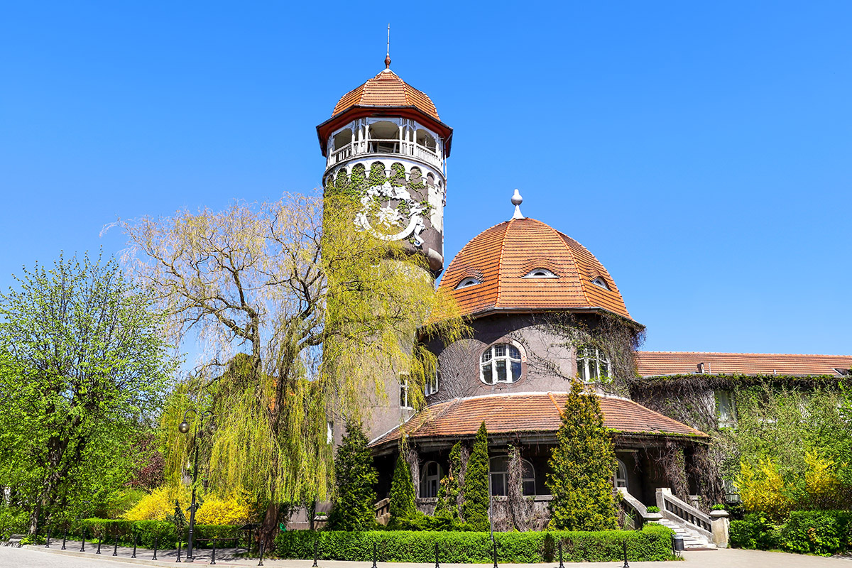    Водонапорная башня Раушена в Светлогорске. Источник: Shutterstock