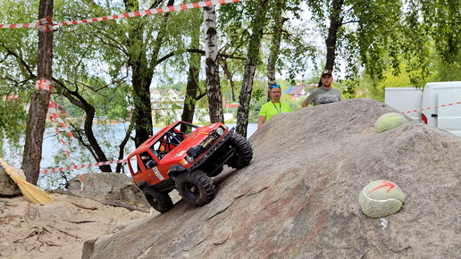 MST CMX Mitsubishi Pajero, заезд класса К1 на RCTEG Stone Skill'24