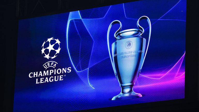   Логотип и кубок Лиги чемпионов. Global Look Press