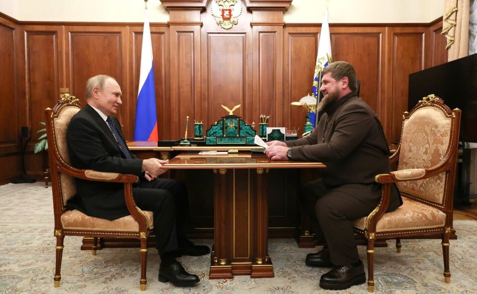    Владимир Путин и Рамзан Кадыров. Источник: www.kremlin.ru