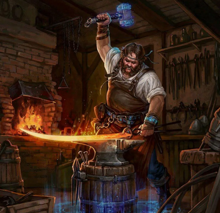 Кузнечное дело - выплавка и ковка.