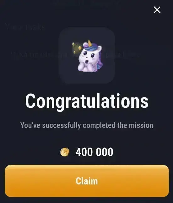 Награда за введение кода в ТапСвап