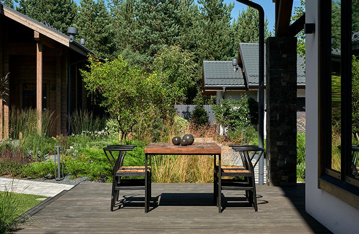     Скандинавский сад ландшафтной студии L-Buro.    
 Фото: lburo.ru