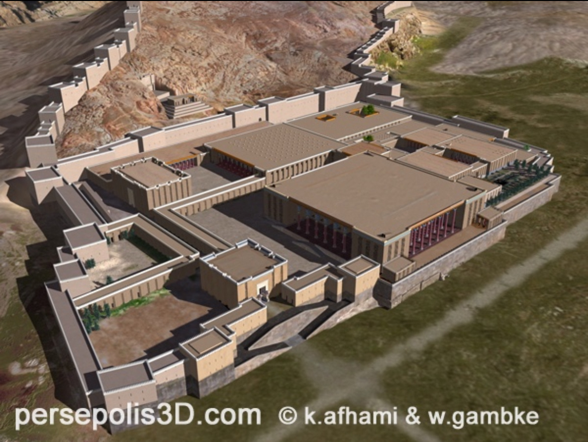 Так выглядел Персеполь три тысячи лет назад.