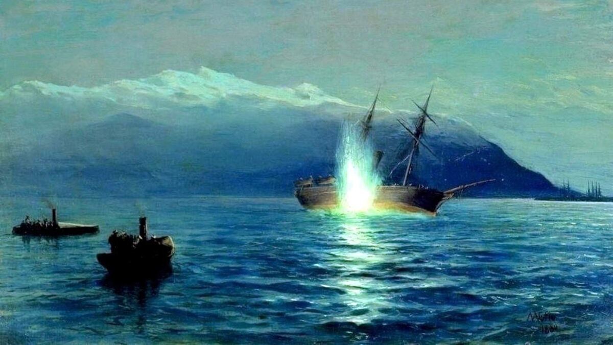                                                      Потопление "Интибаха"