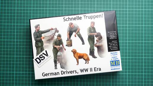 Master Box 1/35 Schnelle Trupen Немецкие Водители (MB35237) Тихий Обзор