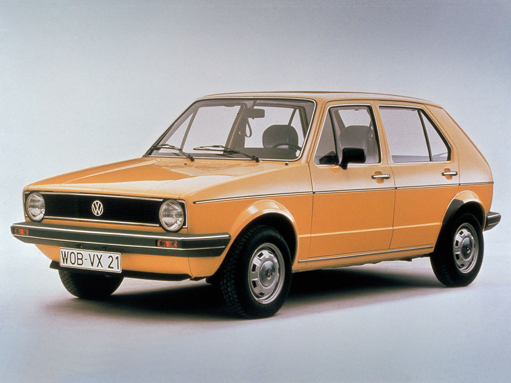 Volkswagen Golf Модель 1974 года.