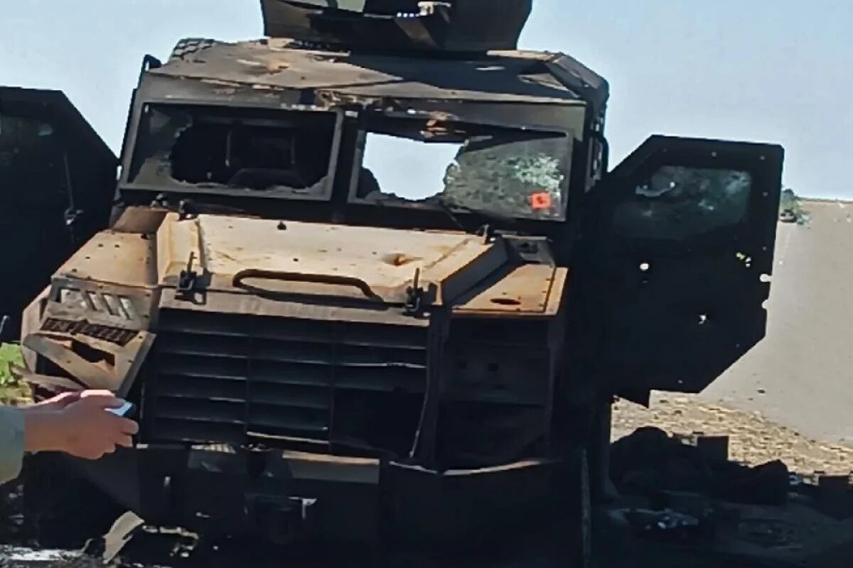    Уничтоженная боевая техника ВСУ.