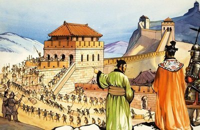 Китайская стена, которая являлась образцом прорыва в сфере архитектуры и строительства.