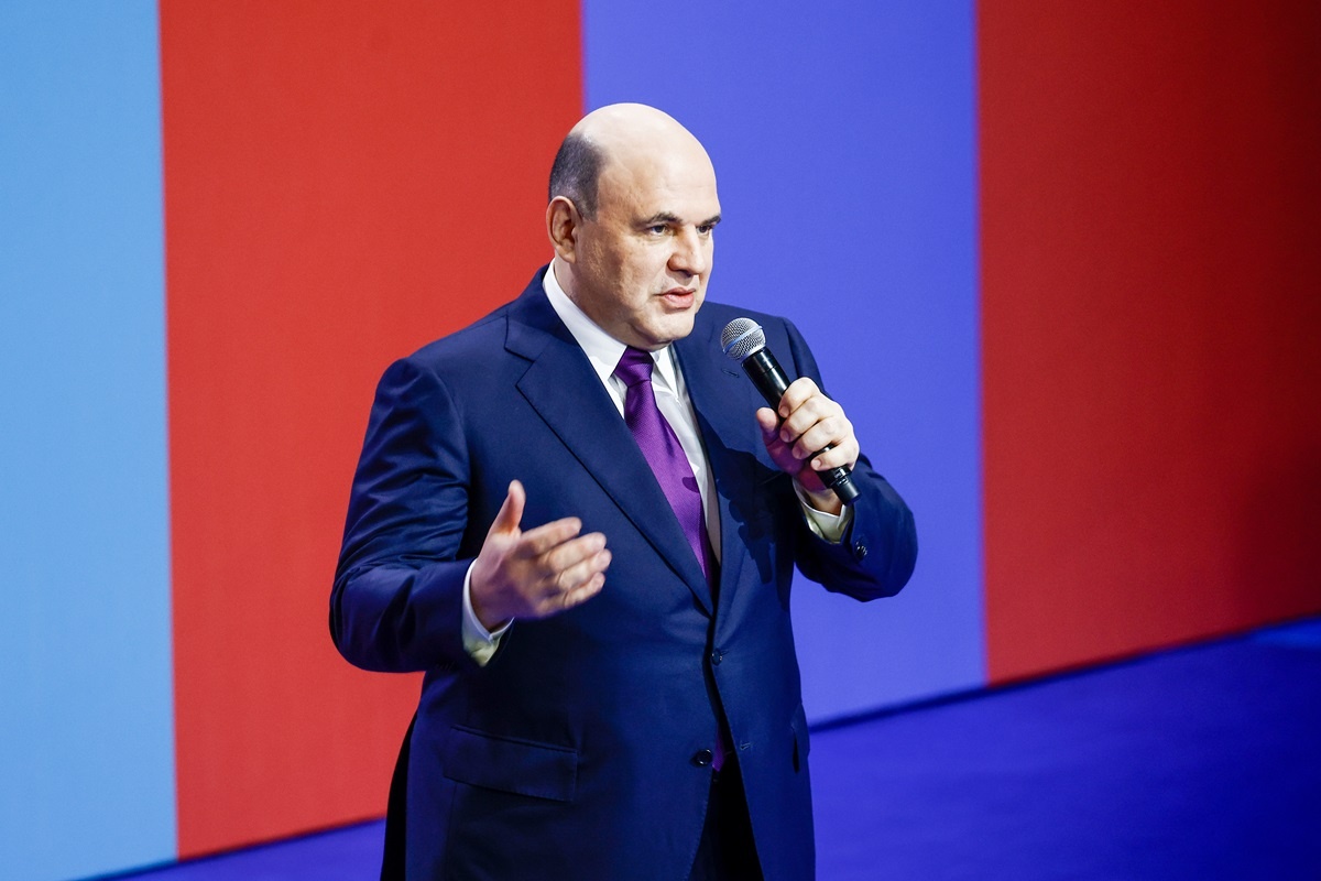 Мишустин встретился с премьером Госсовета Китая Ли Цяном..  Фото: Фото: из фотобанка Фонда Росконгресс photo.roscongress.org / Олег Барханов