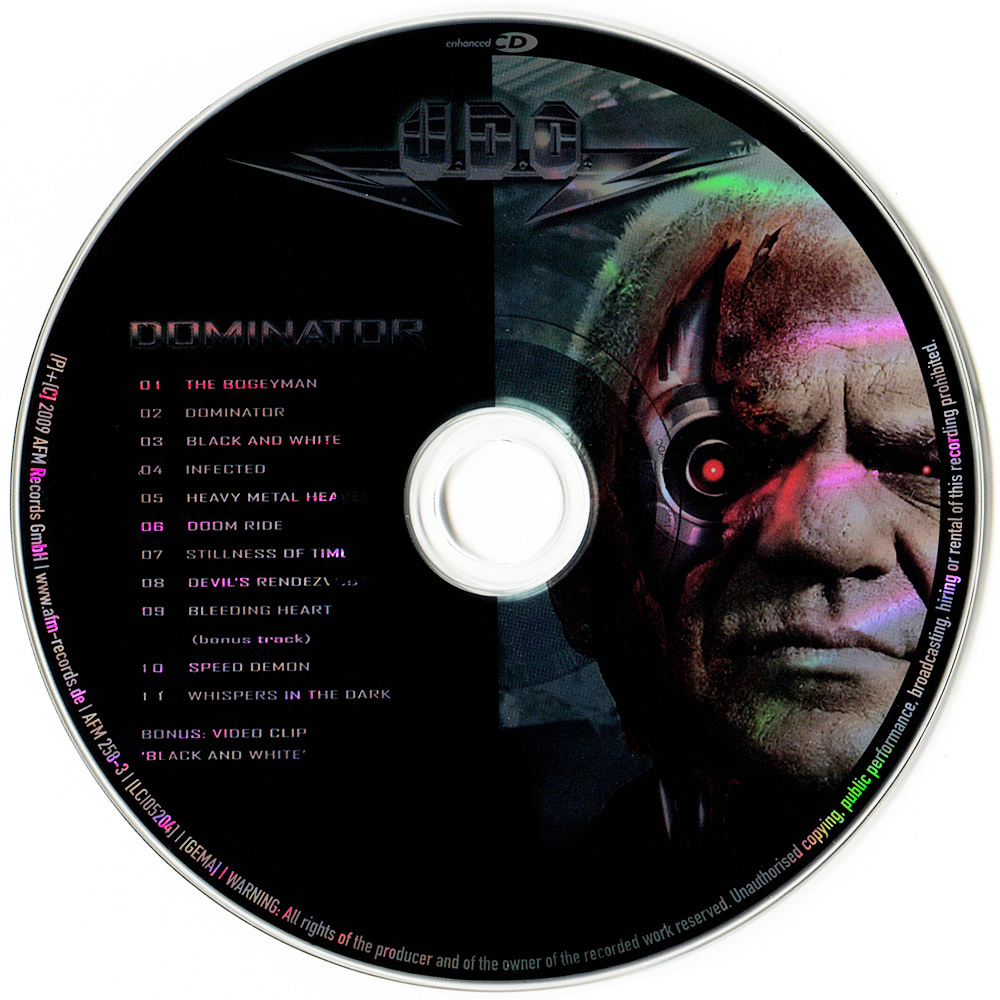 Диск альбома U.D.O. - Dominator (2009) 