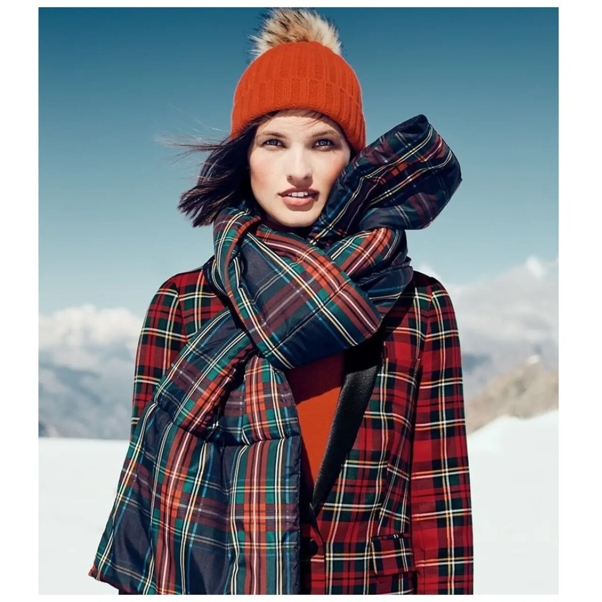    Шарф будет спасать вас от непогоды с октября по апрель