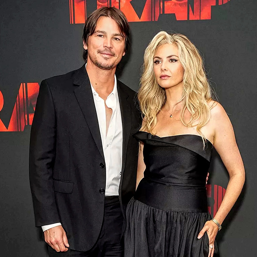 Джош Хартнетт и Тэмзин Эджертон на премьере фильма «Ловушка» в Нью-Йорке, 2024 г