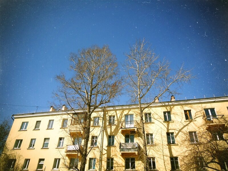 двор соседнего дома... там наряжали зимой в конце 80-ых и самом начале 90-ых ёлку