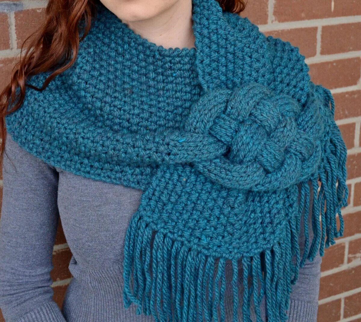 Вязаный шарф