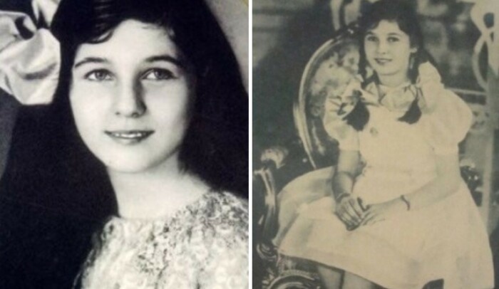  Фавзия Фуад в детские годы.