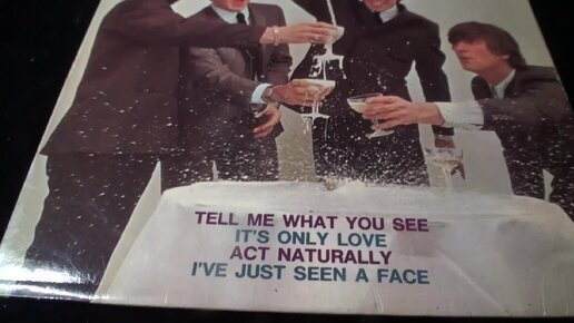 0007 Рок рариететы Beatles Tell Me What You See EP Odeon France 1st press (MEGA RARE)