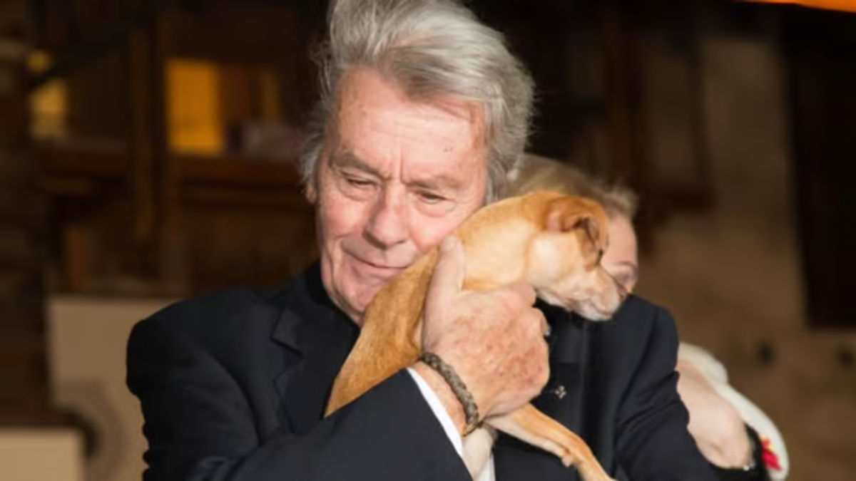 Пёсик Луобо ещё щенком попал в объятия французской кинозвезды