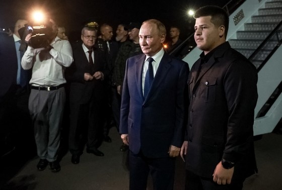    Владимир Путин и Адам Кадыров