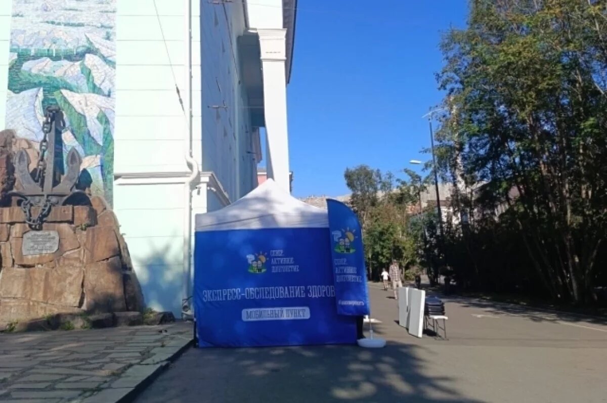    3 тыс. северян прошли обследование в мобильных палатках здоровья Мурманска