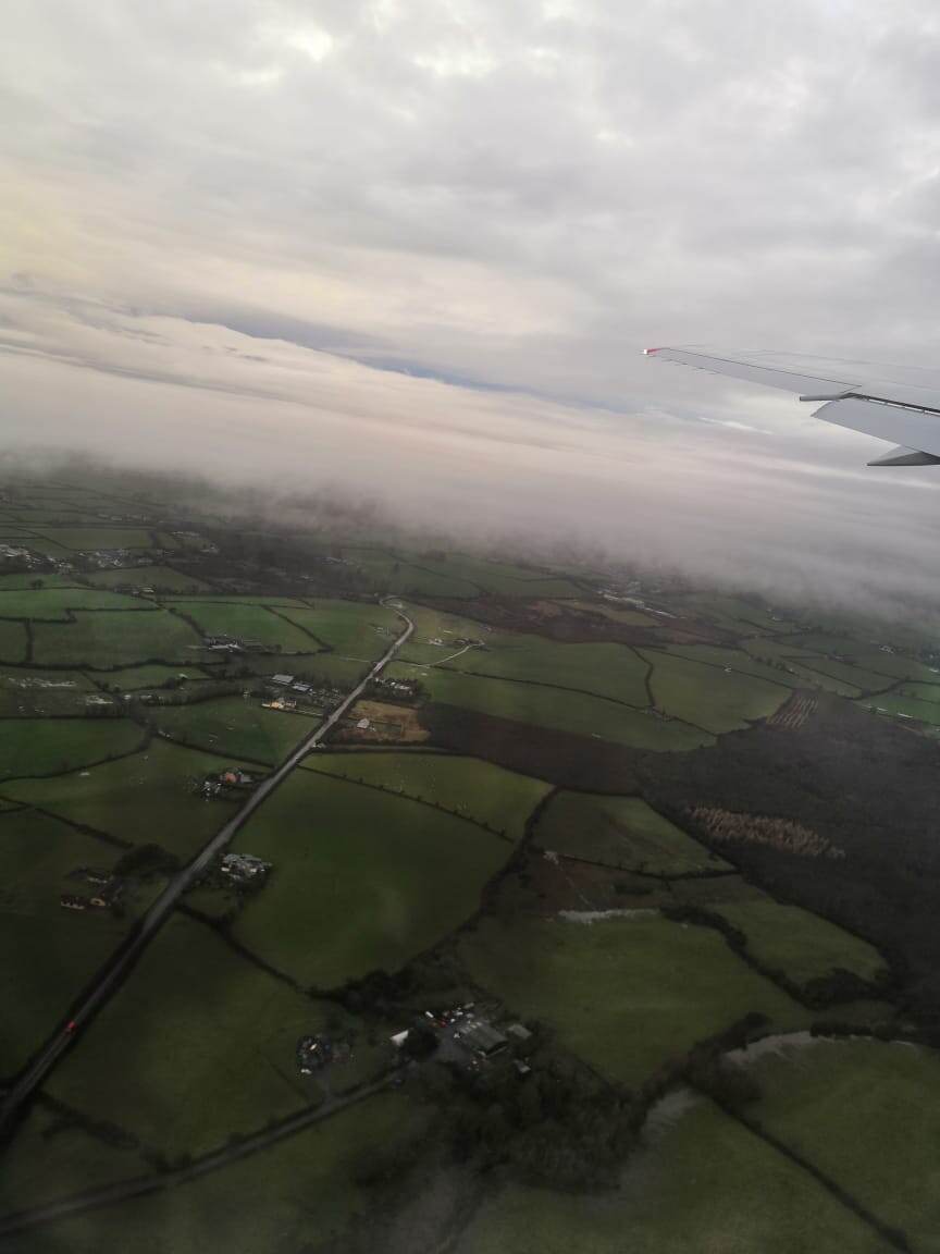 Полёт над Ирландией (фото из личного архива) 