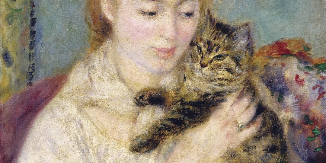 Большой любитель кошек - Огюст Ренуар