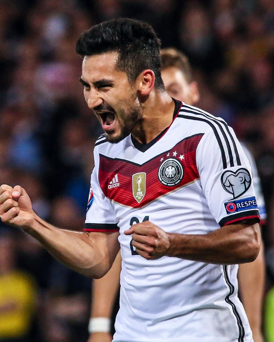 В сборной Германии Гюндоган забил 19 голов.